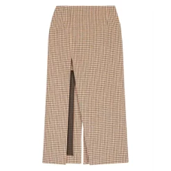 Discount 😉 Maje Jaisa Slit 👗 Skirt Camel 👏 -Women's dress Shop unnamed file 113