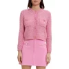Brand new 🛒 Maje Marguerita Cardigan Sweater Pink 👏 -Women's dress Shop unnamed file 128