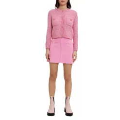 Brand new 🛒 Maje Marguerita Cardigan Sweater Pink 👏 -Women's dress Shop unnamed file 130