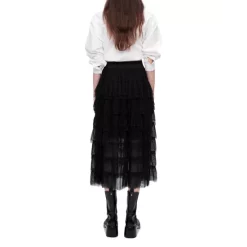 Best reviews of 🧨 Maje Josepha Tiered Tulle 👗 Skirt Black 🎁 -Women's dress Shop unnamed file 135