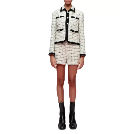 Best deal π Maje Vitalo Tweed Jacket Ecru Black β 5 Best deal π Maje Vitalo Tweed Jacket Ecru Black β - Image 3