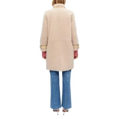 Cheap 🎉 Maje Gibsy Shearling 🧥 Coat Ecru ⌛ -Women's dress Shop unnamed file 141
