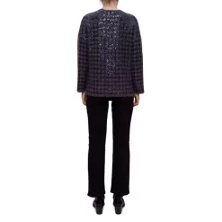 Best Pirce ⌛ Maje Monaly Sequined Cardigan Gray 🔥 -Women's dress Shop unnamed file 145