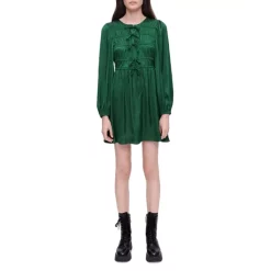 Best deal π₯ Maje Rinc Satin A Line π Dress Green β