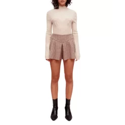 Cheap 😉 Maje Ivaisa Flowy Shorts Camel 👏 -Women's dress Shop unnamed file 158