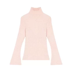 New 🔔 Maje Mandana Turtleneck Sweater Pale Pink 🔔 -Women's dress Shop unnamed file 174