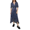 Promo 🔥 Maje Ruffini Metallic Tiered 👗 Dress Navy 😀 -Women's dress Shop unnamed file 184