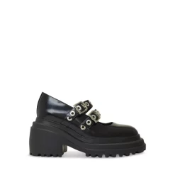 Best Pirce 😍 Maje 👩 Women's 121 Funky Eyelet Mary Jane Pumps Black ✔️