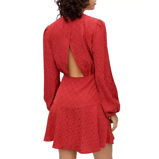 Brand new π₯° Maje Romasy Long Sleeve π Dress Red π 4 Brand new π₯° Maje Romasy Long Sleeve π Dress Red π - Image 2
