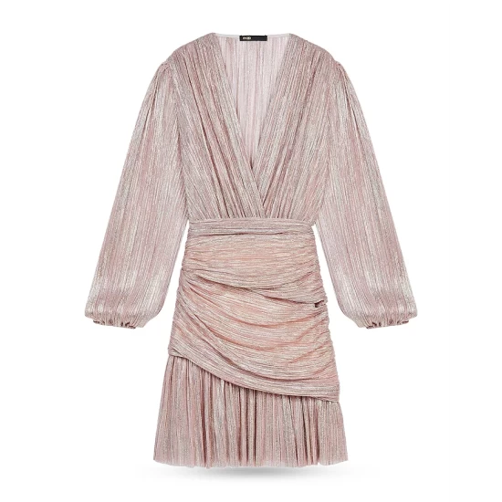 New π Maje Pleated Wrap Waist π Dress Pink βοΈ 5 New π Maje Pleated Wrap Waist π Dress Pink βοΈ - Image 3