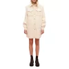 Best Sale 😍 Maje Gelly Fuzzy 🧥 Coat Ecru 🛒 -Women's dress Shop unnamed file 216