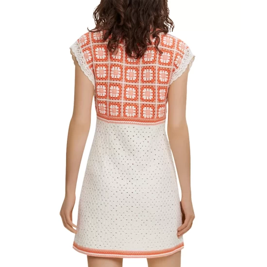 Brand new π Maje Roby Crochet Mini π Dress Orange π 4 Brand new π Maje Roby Crochet Mini π Dress Orange π - Image 2