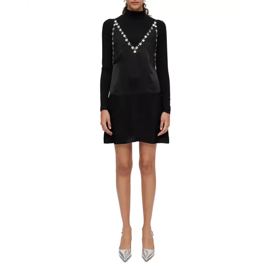 Cheap π Maje Radeau Studded π Dress Black π 4 Cheap π Maje Radeau Studded π Dress Black π - Image 2