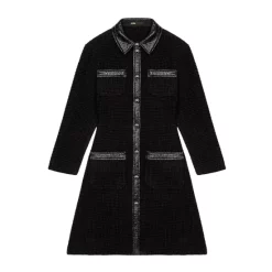 Hot Sale β Maje Rinili Contrast Trim π Dress Black π 11 Hot Sale β Maje Rinili Contrast Trim π Dress Black π -Women's dress Shop unnamed file 263