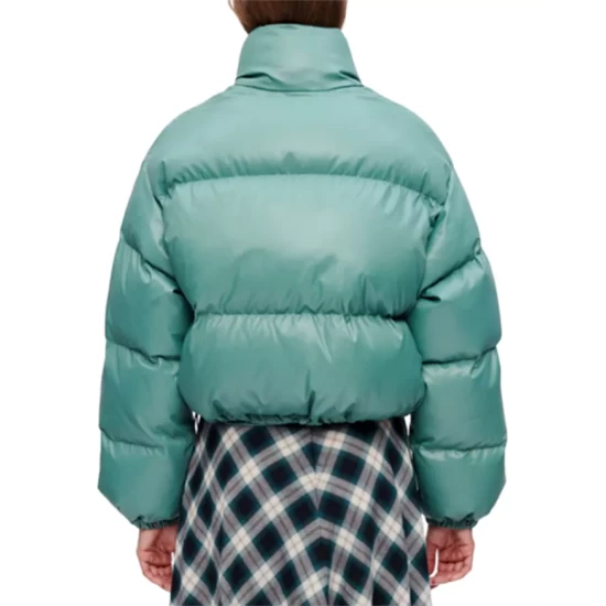 Outlet βοΈ Maje Gazele Quilted Mock Neck Jacket Green π 4 Outlet βοΈ Maje Gazele Quilted Mock Neck Jacket Green π - Image 2