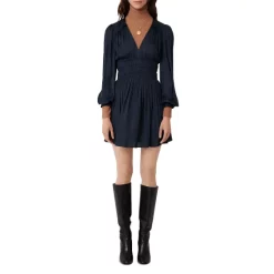 Promo π Maje Riane Satin Mini π Dress Navy π