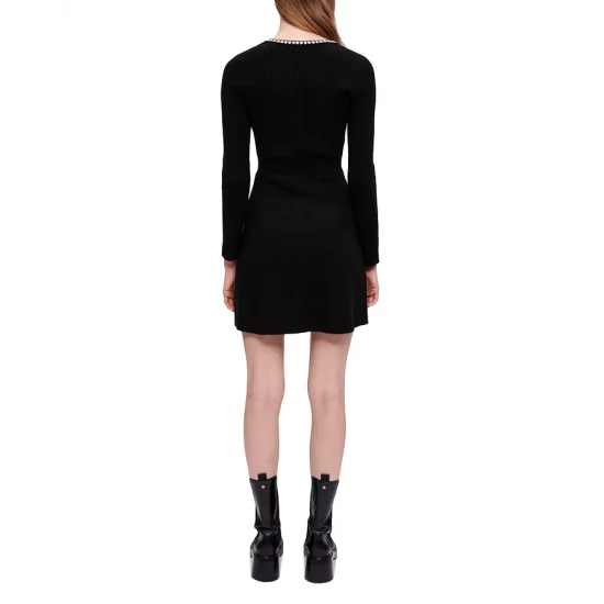Coupon π Maje Robellow Contrast Trim π Dress Black π 3 Coupon π Maje Robellow Contrast Trim π Dress Black π - Image 2