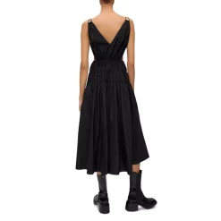 Outlet 😀 Maje Run Taffeta Cutout 👗 Dress Black 🛒 -Women's dress Shop unnamed file 301
