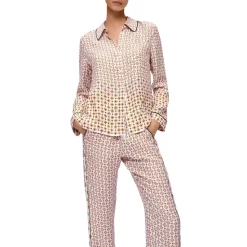 Budget 💯 Maje Cimea Printed Blouse Tiles Ecru 🎉 -Women's dress Shop unnamed file 304