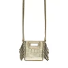 Flash Sale 😍 Maje Case Mini Embossed Metallic Leather Crossbody Gold 🌟 -Women's dress Shop unnamed file 305