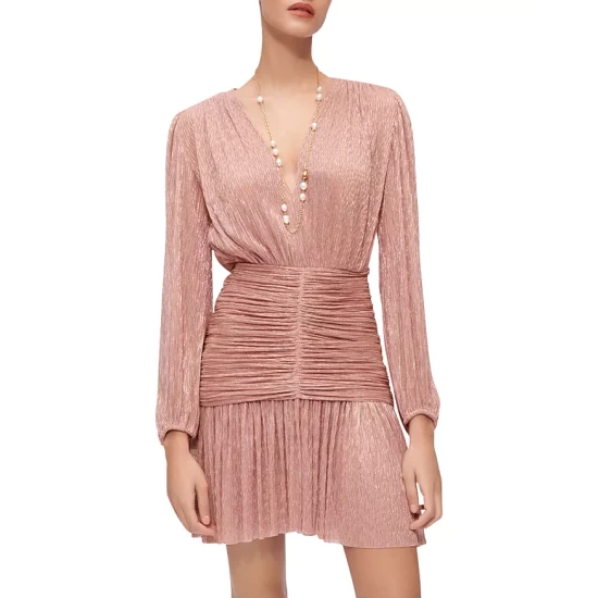 Cheapest π Maje Rosina LamΓ© Ruched π Dress Pink β¨ 3 Cheapest π Maje Rosina LamΓ© Ruched π Dress Pink β¨