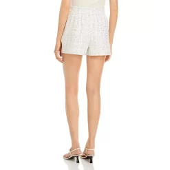 Flash Sale ✨ Maje Sequined Check Shorts - 150th Anniversary Exclusive White 🔥 -Women's dress Shop unnamed file 319