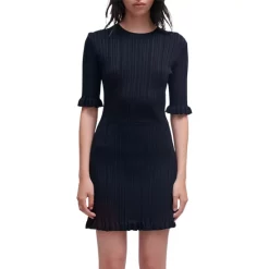 Cheap 🥰 Maje Rochasse Ribbed Mini 👗 Dress Green ✨