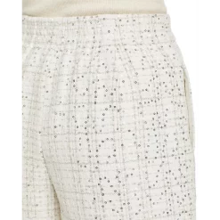 Flash Sale ✨ Maje Sequined Check Shorts - 150th Anniversary Exclusive White 🔥 -Women's dress Shop unnamed file 321