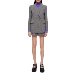 Best reviews of 🌟 Maje Vitelane Double Breasted Houndstooth Jacket Black White ⌛