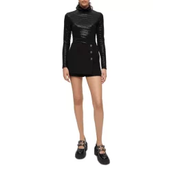 Best reviews of 🔥 Maje Imaboo Button Front Skort Black 😀 -Women's dress Shop unnamed file 326