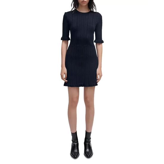 Cheap π₯° Maje Rochasse Ribbed Mini π Dress Green β¨ 4 Cheap π₯° Maje Rochasse Ribbed Mini π Dress Green β¨ - Image 2