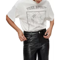 Top 10 🧨 Maje Spirit Graphic Print Tee White 💯 -Women's dress Shop unnamed file 335