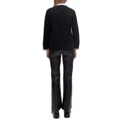 Hot Sale 🤩 Maje Moostier Braided Cardigan Black 💯 -Women's dress Shop unnamed file 338