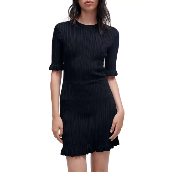 Cheap π₯° Maje Rochasse Ribbed Mini π Dress Green β¨ 6 Cheap π₯° Maje Rochasse Ribbed Mini π Dress Green β¨ - Image 4