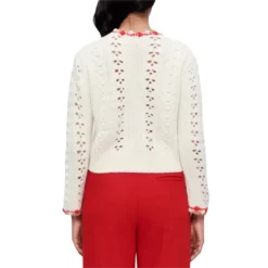 Top 10 🛒 Maje Monloup Decorative Knit Cardigan Ecru 👏 -Women's dress Shop unnamed file 355