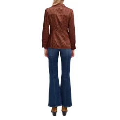 Buy 👏 Maje Caslo Printed Top Mini Clove 🧨 -Women's dress Shop unnamed file 368