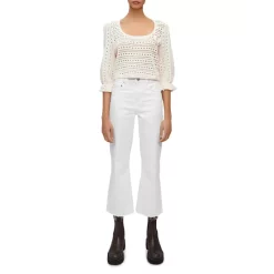 Cheap 🥰 Maje Marcia Open Knit Sweater White 👏 -Women's dress Shop unnamed file 372