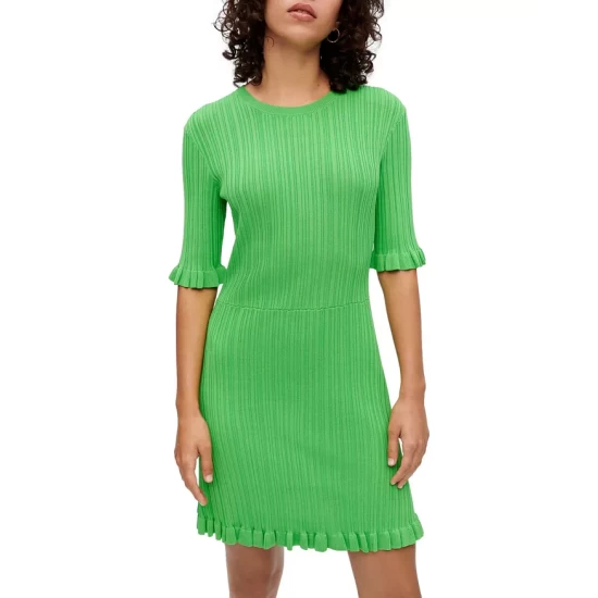 Cheap π₯° Maje Rochasse Ribbed Mini π Dress Green β¨ 9 Cheap π₯° Maje Rochasse Ribbed Mini π Dress Green β¨ - Image 7