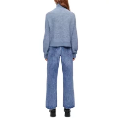 Deals ⭐ Maje Maria Oversized Sweater Blue ❤️ -Women's dress Shop unnamed file 384