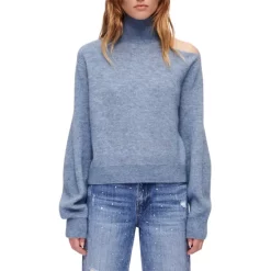 Deals ⭐ Maje Maria Oversized Sweater Blue ❤️ -Women's dress Shop unnamed file 385