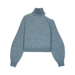 Deals ⭐ Maje Maria Oversized Sweater Blue ❤️ -Women's dress Shop unnamed file 386