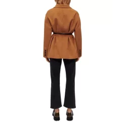 Budget 👍 Maje Galarover Belted 🧥 Coat Tobacco 🧨 -Women's dress Shop unnamed file 405