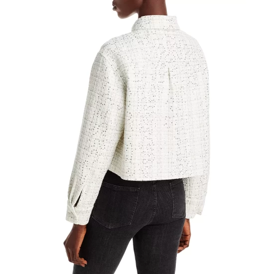 Buy π Maje Sequined Check Jacket - 150th Anniversary Exclusive White π 4 Buy π Maje Sequined Check Jacket - 150th Anniversary Exclusive White π - Image 3