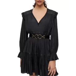 Best reviews of 🛒 Maje Rinode Studded Flowy 👗 Dress Black 🤩 -Women's dress Shop unnamed file 428