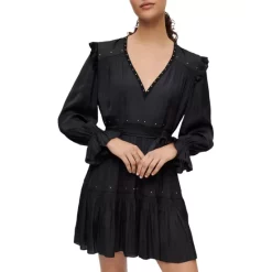 Best reviews of 🛒 Maje Rinode Studded Flowy 👗 Dress Black 🤩 -Women's dress Shop unnamed file 429