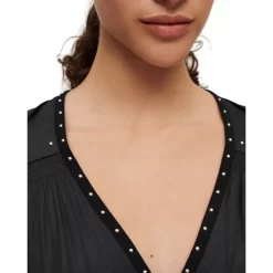 Best reviews of 🛒 Maje Rinode Studded Flowy 👗 Dress Black 🤩 -Women's dress Shop unnamed file 431