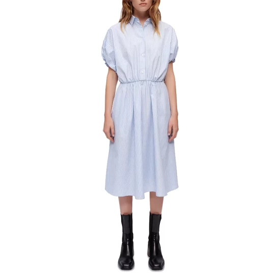 Best Sale π Maje Ririsa Striped π Shirt π Dress Light Blue π 3 Best Sale π Maje Ririsa Striped π Shirt π Dress Light Blue π