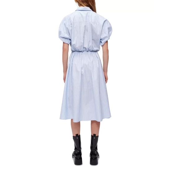 Best Sale π Maje Ririsa Striped π Shirt π Dress Light Blue π 4 Best Sale π Maje Ririsa Striped π Shirt π Dress Light Blue π - Image 2