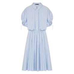Best Sale π Maje Ririsa Striped π Shirt π Dress Light Blue π 7 Best Sale π Maje Ririsa Striped π Shirt π Dress Light Blue π -Women's dress Shop unnamed file 441