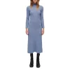 Top 10 😍 Maje Roasty Ribbed Knit 👗 Dress Blue 😉 -Women's dress Shop unnamed file 445